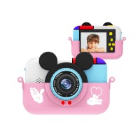 Детский фотоаппарат Mickey Mouse (розовый)
