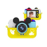 Детский фотоаппарат Mickey Mouse (желтый)